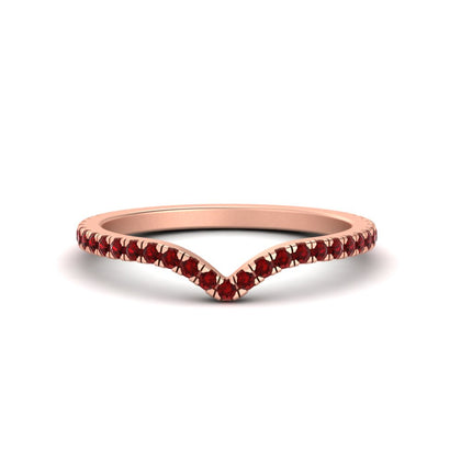 Curved-v-pink-sapphire-wedding-band-in-rose-gold-FD11229GS-2