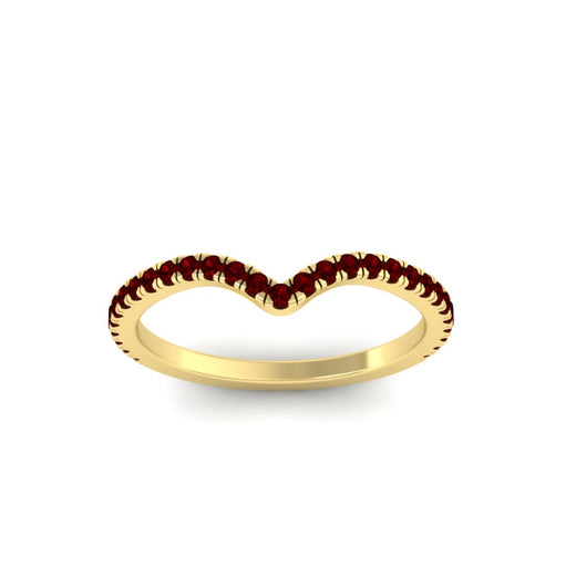 V Style Curved Band