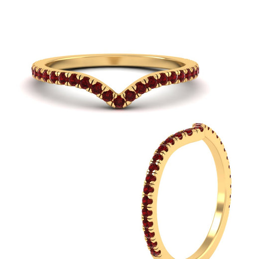 V Style Curved Band