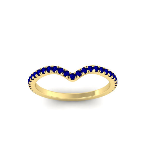 V Style Curved Band