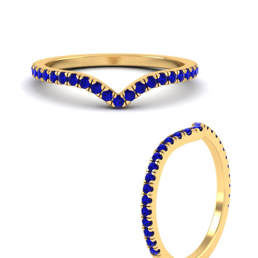 V Style Curved Band