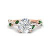 Load image into Gallery viewer, curved-vine-scalloped-round-cut-emerald-engagement-ring-in-rose-gold-fdenr11656rogemgrsleep-nl-rg.jpg?v=1770355383