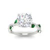 Load image into Gallery viewer, curved-vine-scalloped-round-cut-emerald-engagement-ring-in-white-gold-fdenr11656rogemgrangle5-nl-wg.jpg?v=1770355384