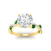 Load image into Gallery viewer, curved-vine-scalloped-round-cut-emerald-engagement-ring-in-yellow-gold-fdenr11656rogemgrangle5-nl-yg.jpg?v=1770355384