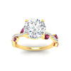 Load image into Gallery viewer, curved-vine-scalloped-round-cut-pink-sapphire-engagement-ring-in-yellow-gold-fdenr11656rogsadrpiangle5-nl-yg.jpg?v=1770355384