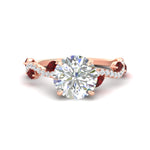 Load image into Gallery viewer, curved-vine-scalloped-round-cut-ruby-engagement-ring-in-rose-gold-fdenr11656rogrudrsleep-nl-rg_79d73984-7623-4d6f-b23c-27b7ba026908.jpg?v=1770355397