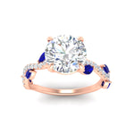 Load image into Gallery viewer, curved-vine-scalloped-round-cut-sapphire-engagement-ring-in-rose-gold-fdenr11656rogsablangle5-nl-rg.jpg?v=1770355384
