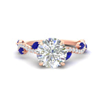 Load image into Gallery viewer, curved-vine-scalloped-round-cut-sapphire-engagement-ring-in-rose-gold-fdenr11656rogsablsleep-nl-rg_3d8d1a04-0342-4176-8919-37429c6ca40d.jpg?v=1770355397