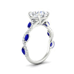 Load image into Gallery viewer, curved-vine-scalloped-round-cut-sapphire-engagement-ring-in-white-gold-fdenr11656rogsablangle2-nl-wg_d5cd8316-af8d-4d47-8dda-f229324d1230.jpg?v=1770355398
