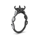 Load image into Gallery viewer, curved-vine-scalloped-semi-mount-engagement-ring-in-black-gold-fdenr11656rosmangle2-nl-bg.jpg?v=1770366105