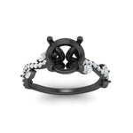 Load image into Gallery viewer, curved-vine-scalloped-semi-mount-engagement-ring-in-black-gold-fdenr11656rosmangle5-nl-bg.jpg?v=1770366105