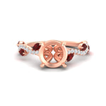 Load image into Gallery viewer, curved-vine-scalloped-semi-mount-ruby-engagement-ring-in-rose-gold-fdenr11656rosmgrudrsleep-nl-rg.jpg?v=1770366105