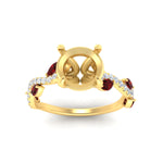 Load image into Gallery viewer, curved-vine-scalloped-semi-mount-ruby-engagement-ring-in-yellow-gold-fdenr11656rosmgrudrangle5-nl-yg.jpg?v=1770366105