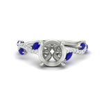 Load image into Gallery viewer, curved-vine-scalloped-semi-mount-sapphire-engagement-ring-in-white-gold-fdenr11656rosmgsablsleep-nl-wg.jpg?v=1770366105
