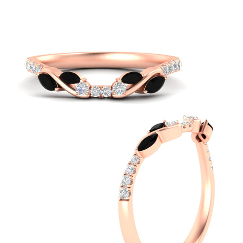 Curved Vine Women Wedding Band