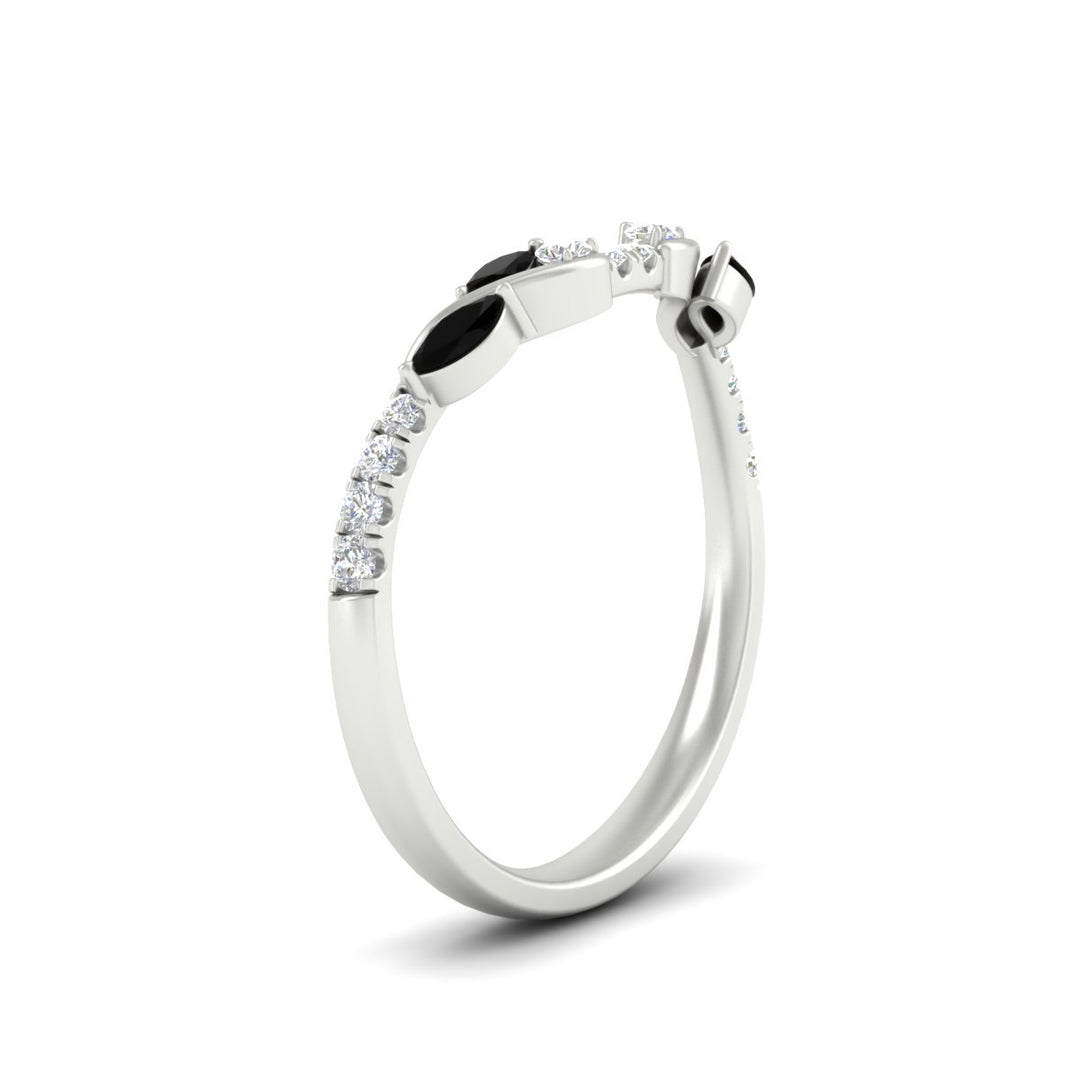 Curved Vine Women Wedding Band