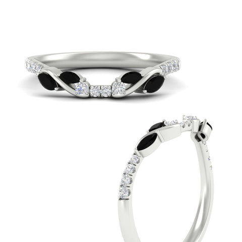 Curved Vine Women Wedding Band
