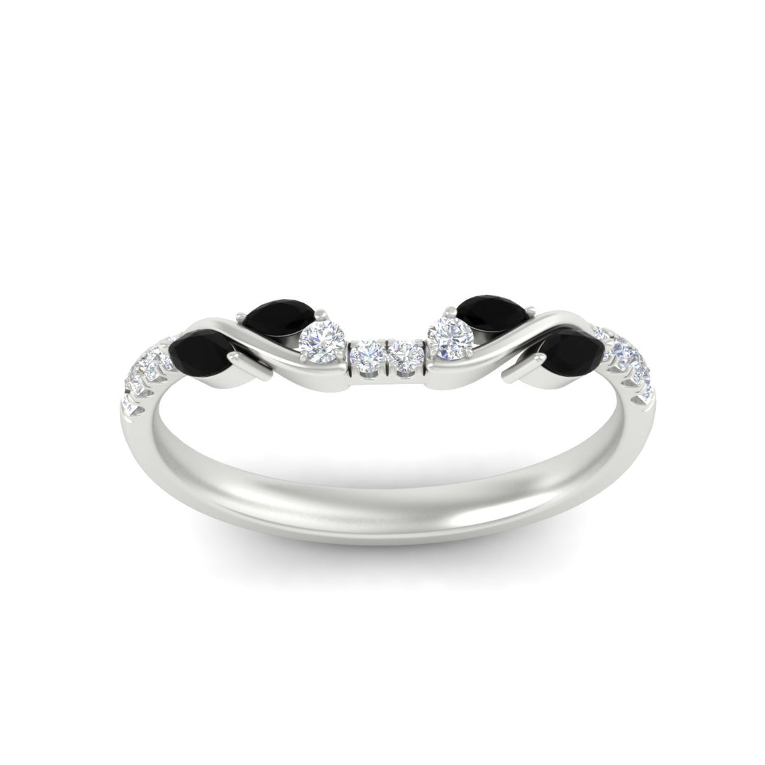 Curved Vine Women Wedding Band