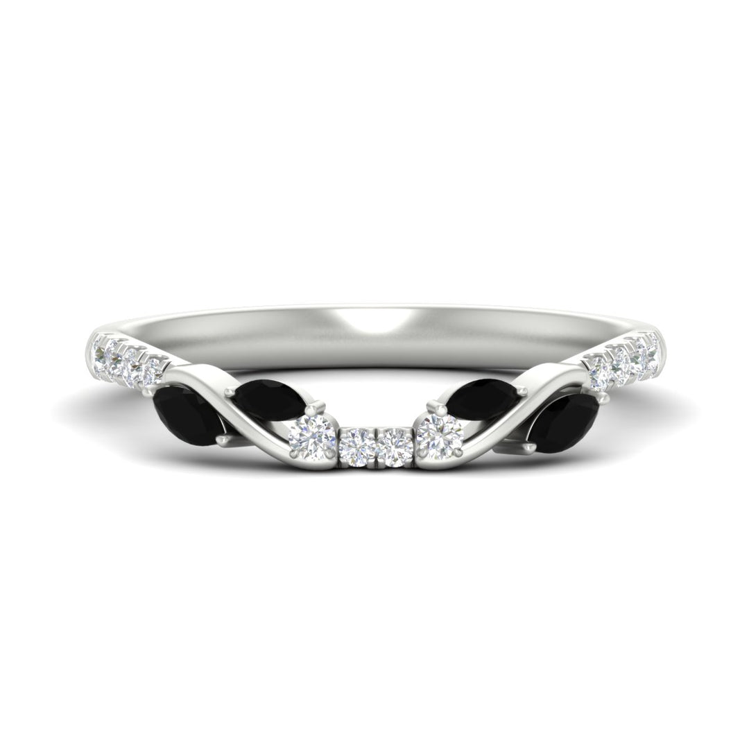 Curved Vine Women Wedding Band