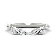 Curved Vine Women Wedding Band