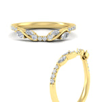 Load image into Gallery viewer, Curved Vine Women Wedding Band
