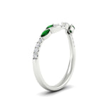 Load image into Gallery viewer, Curved Vine Women Wedding Band
