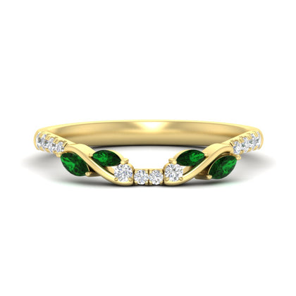 leaf-curved-vine-wedding-band-in-yellow-gold-fdens11635bsleep-nl-yg