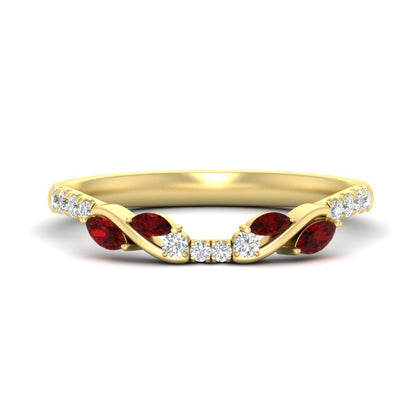 leaf-curved-vine-wedding-band-in-yellow-gold-fdens11635bsleep-nl-yg