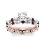 Load image into Gallery viewer, cushion-black-diamond-floating-marquise-accent-ring-with-eternity-wedding-band-in-rose-gold-FDEWB9398CUGBLACKANGLE5-NL-RG_32d8ade5-7c3e-4f89-b338-7bba9f0d9aa1.jpg?v=1758802054
