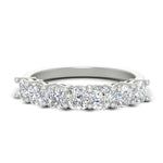 Load image into Gallery viewer, 7 Stone Cushion Cut Wedding Band

