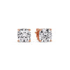 Load image into Gallery viewer, Cushion Diamond Basket Stud Earring