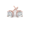 Load image into Gallery viewer, Cushion Diamond Basket Stud Earring