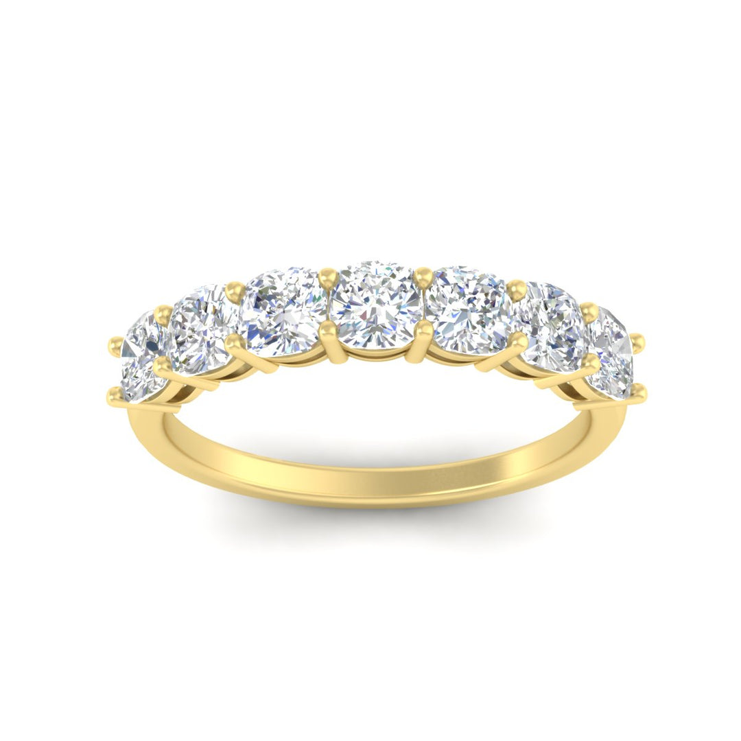 cushion-cut-7-stone-2-carat-diamond-wedding-band-in-yelllow-gold-fdwb9497cuangle5-2.00ct-nl-yg?v=1773313350