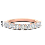 Load image into Gallery viewer, 9 Stone Cushion Cut Anniversary Band
