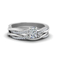 Thumbnail 19 - cushion-cut-Infinity-twist-diamond-matching-bridal-set-in-14K-white-gold-FD8253CU-NL-WG