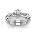 Thumbnail 62 - cushion-cut-Infinity-twist-diamond-matching-bridal-set-in-950-Platinum-FD8253CU-NL-WG