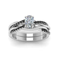 Thumbnail 40 - cushion-cut-Infinity-twist-matching-bridal-set-with-black-diamond-in-14K-white-gold-FD8253CUGBLACK-NL-WG