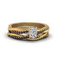 Thumbnail 58 - cushion-cut-Infinity-twist-matching-bridal-set-with-black-diamond-in-14K-yellow-gold-FD8253CUGBLACK-NL-YG