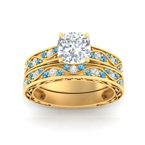 cushion-cut-antique-filigree-blue-topaz-bridal-ring-set-in-yellow-gold-fdens3543cugicbltoangle5-nl-yg.jpg