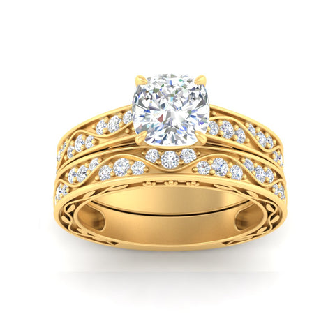 cushion-cut-antique-filigree-diamond-bridal-ring-set-in-yellow-gold-fdens3543cuangle5-nl-yg.jpg