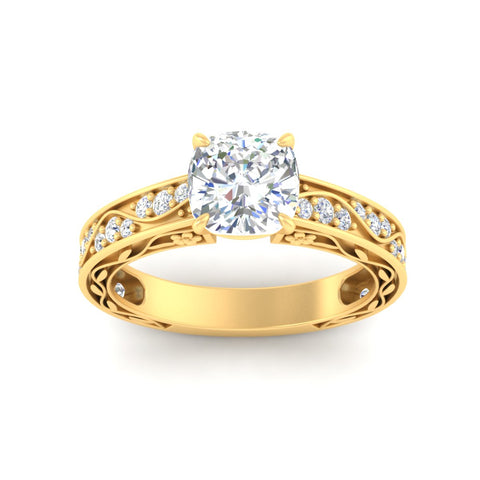 cushion-cut-antique-filigree-diamond-engagement-ring-in-yellow-gold-fdens3543curangle5-nl-yg.jpg