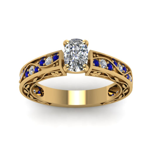 cushion-cut-antique-filigree-diamond-ring-with-blue-sapphire-in-14K-yellow-gold-FDENS3543CURGSABLANGLE5-NL-YG_b0933a53-de7a-4c30-94b4-4209706f64b0