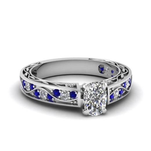 cushion-cut-antique-filigree-diamond-ring-with-blue-sapphire-in-950-platinum-FDENS3543CURGSABL-NL-WG_a90dd381-1428-46e3-8a48-a72b8f4e966a