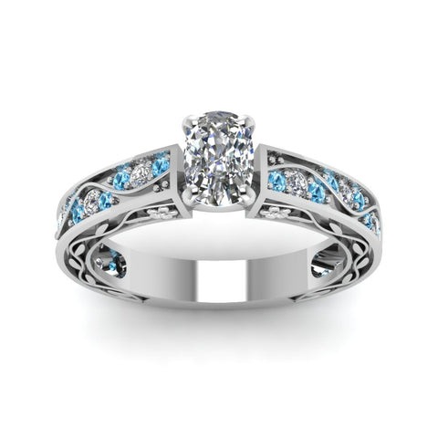 cushion-cut-antique-filigree-diamond-ring-with-ice-blue-topaz-in-950-platinum-FDENS3543CURGICBLTOANGLE5-NL-WG_21dc7107-9cbb-4555-8e45-d8dcdb918386