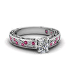 Load image into Gallery viewer, cushion-cut-antique-filigree-diamond-ring-with-pink-sapphire-in-14K-white-gold-FDENS3543CURGSADRPI-NL-WG_513f066e-111e-4f71-bf90-71e8dae47973