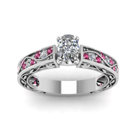cushion-cut-antique-filigree-diamond-ring-with-pink-sapphire-in-14K-white-gold-FDENS3543CURGSADRPIANGLE5-NL-WG_2fb1017a-1bc4-45a9-8770-0238cc97c3b1