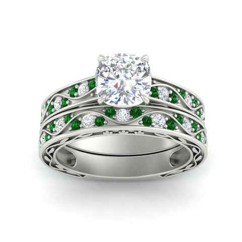 cushion-cut-antique-filigree-emerald-bridal-ring-set-in-white-gold-fdens3543cugemgrangle5-nl-wg.jpg