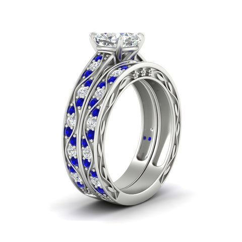 cushion-cut-antique-filigree-sapphire-bridal-ring-set-in-white-gold-fdens3543cugsablangle2-nl-wg.jpg
