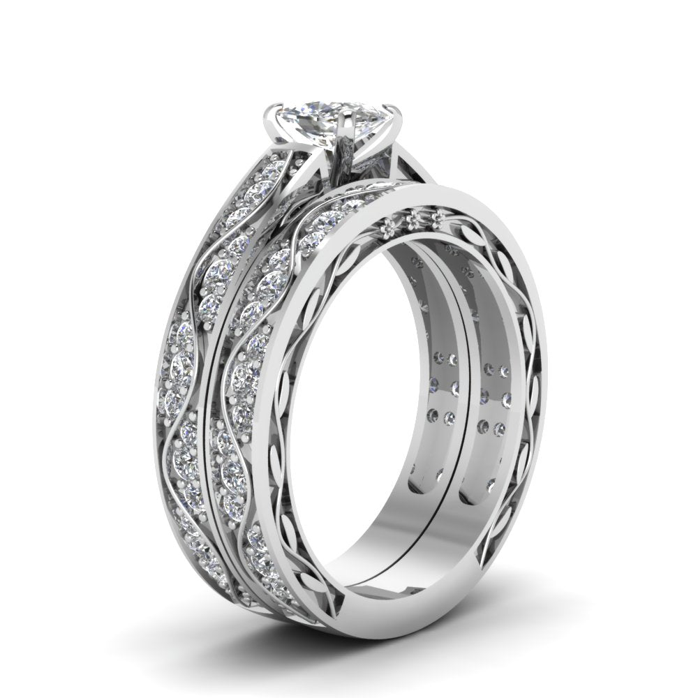 cushion-cut-antique-filigree-wedding-ring-set-in-white-gold-FDENS3543CUANGLE2-NL-WG