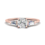 Load image into Gallery viewer, cushion-cut-bar-baguette-3-stone-diamond-engagement-ring-in-FDENS100CUR-NL-RG